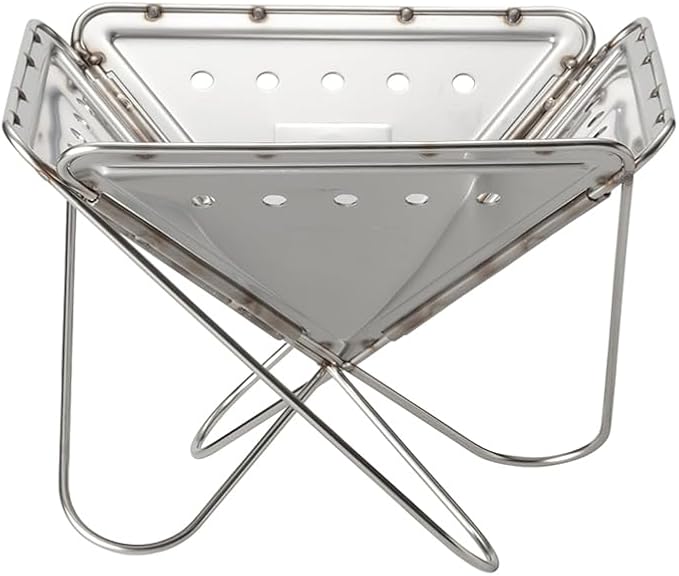 Snow Peak Pack & Carry (S) Fireplace - Made of Durable Stainless Steel - 10.6 x 10.6 x 8.25 in
