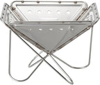 Snow Peak Pack & Carry (S) Fireplace - Made of Durable Stainless Steel - 10.6 x 10.6 x 8.25 in