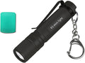 K3 Mini Keychain Flashlight AAA Small Keychain Light Bright 150 Lumens with Diffuser Clip,Multipurpose Pocket Light as Candle Hat Lamp Camp Lantern for Everyday EDC Dog Walking Hiking Camping