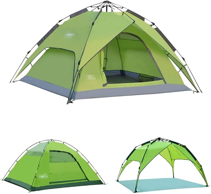 GeRRiT Tent Fully Automatic Hydraulic Outdoor Tent 2 People Rainproof Wild Camping Mountaineering Riding Family Double Tent Waterproof Tents Camping Tents Small awnings Backpacking Tents Beach Tents