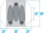 The North Face Tents Stormbreak 3 Three-Person Camping Tent - Ventilation Openings for Optimal Airflow, Water Repellent Finish