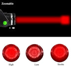 Red Light Headlamp, 3 Mode LED Headlamp, Zoomable Red Headlamp for Astronomy, Aviation, Night Observation