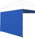 Joramoy Instant Canopy Sidewall 10×10 for Pop Up Tent, Waterproof Sunwall for Straight Leg Canopy with UV Protection, 1 Pack Side Panels Only(10×10, Blue)