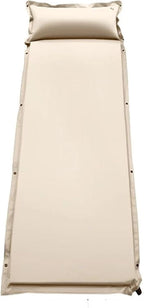 SUV Car Inflatable Mattress, Automatic Inflatable Camping Mattress, PVC Fiber Air Mattress, Car Travel Sleeping Mat, Outdoor Camping Inflatable Mattress (Beige)