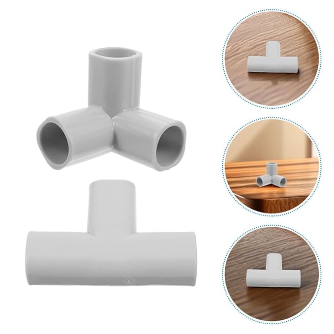 2pcs Shaped Elbow Fittings for Playpen Indoor Safety Accessories for Play Areas Compatible Tubes Versatile Corner Connectors for Flexible Layouts
