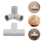 2pcs Shaped Elbow Fittings for Playpen Indoor Safety Accessories for Play Areas Compatible Tubes Versatile Corner Connectors for Flexible Layouts