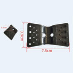 soputry Shade Cloth Heavy Duty Lock Grip, 100 Pcs Plastic Clips Windproof Awning Clamp Greenhouse Fix Tent Accessory for Garden Netting Sun Net(square-20 Pcs)