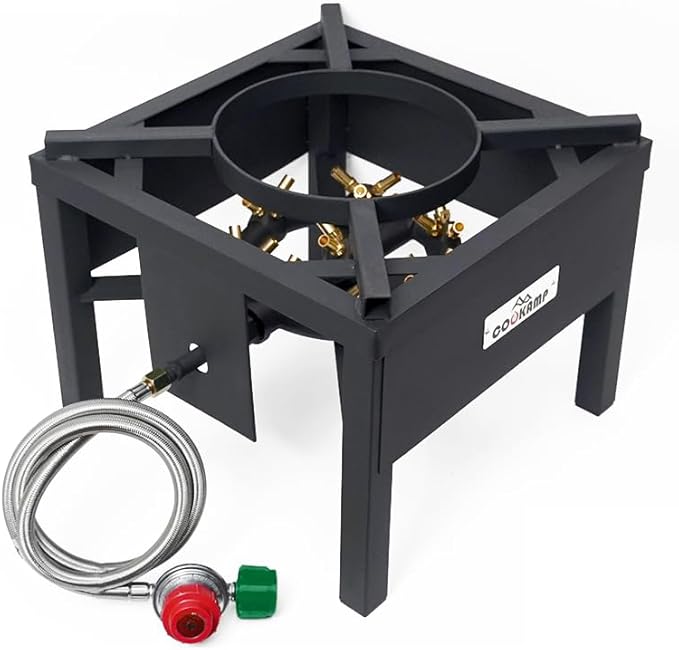 Propane Burner for Outdoor Cooking (23 Tips Jet Burner)