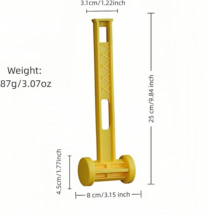 Ultralight PE Camping Hammer with Stake Puller Hole, Multifunctional Portable Tool for Tent Stakes, Comfort Grip, Durable No Scratch Design-Tool for Hiking, Mountaineering, Beach