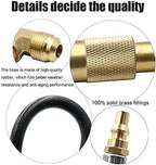 18FT Rv Quick Connect Propane Hose for Blackstone Grill, Rv Propane Adapter Extension Hose for Blackstone 17" 22" Griddle, Lp Quick Connect Rv Propane Hose, for Camp Chef Stove, Portable Fire Pit