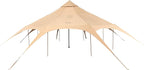 VEVOR Canvas Tent Bell, Yurt 4 Seasons for Camping with Stove Jack, Breathable Holds up to 4 People, Family Camping Outdoor Hunting Party