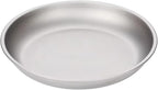 Compatible For Titanium Outdoor Camping Frosted Round Plate Dishes Tableware