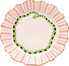 Camping Plates Hand-painted Contrasting Color Ceramic Dinner Plate, Home Dining, Tableware, New Year Gift Decorative Plate