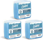 Cool Coolers by Fit + Fresh, Reusable & Long-Lasting Slim Ice Packs, Cold Packs for Lunch Boxes, Ice Packs for Lunch Bags, Blue 12 Pack