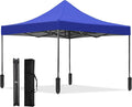 BestOffice Canopy Tent, 10X10 FT Pop Up Canopy Outdoor Instant Tent Slant Legs with Carrying Bag, Portable Gazebo Shelter for Patio Deck Garden and Beach