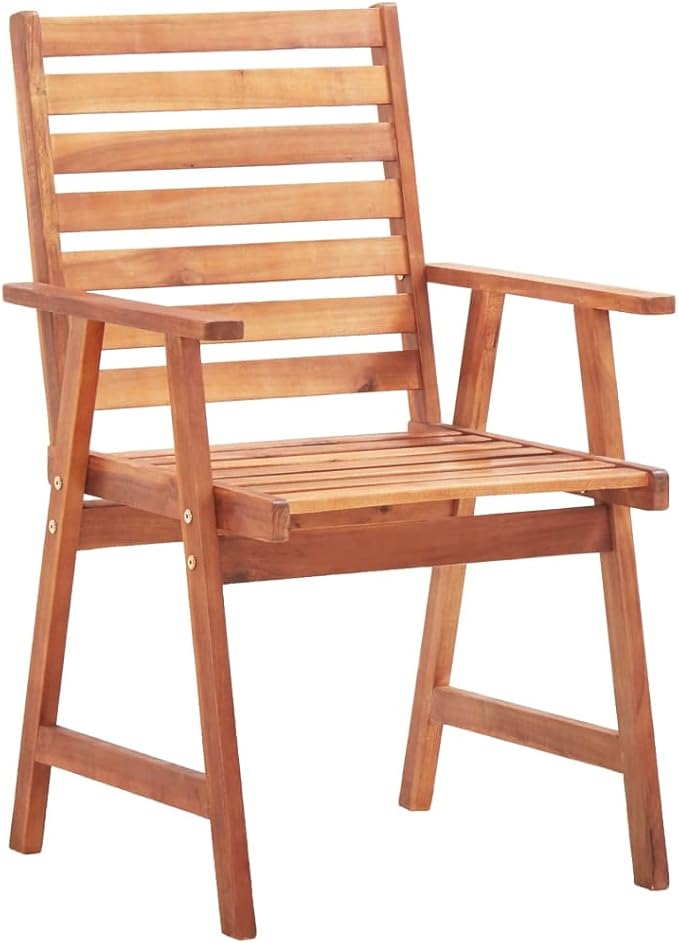 Patio Dining Chairs 6 pcs with Cushions,Outdoor Chairs,Decorative Chair,Reception Chair,Picnic Chair,Camping Chair,Breakfast Chair,Bistro Chair,for Backyard,Garden,Porch,Solid Acacia Wood