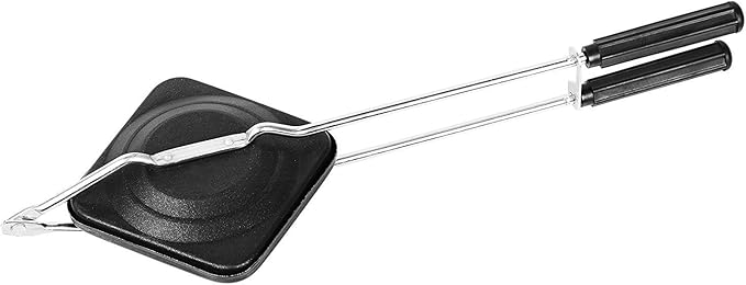 Gas Sandwich Maker – Grill Toaster Pan for Hot Sandwiches – Non-Electric, Easy-to-Use Kitchen Toaster,Color Black