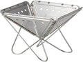 Snow Peak Pack & Carry (S) Fireplace - Made of Durable Stainless Steel - 10.6 x 10.6 x 8.25 in