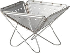 Snow Peak Pack & Carry (S) Fireplace - Made of Durable Stainless Steel - 10.6 x 10.6 x 8.25 in