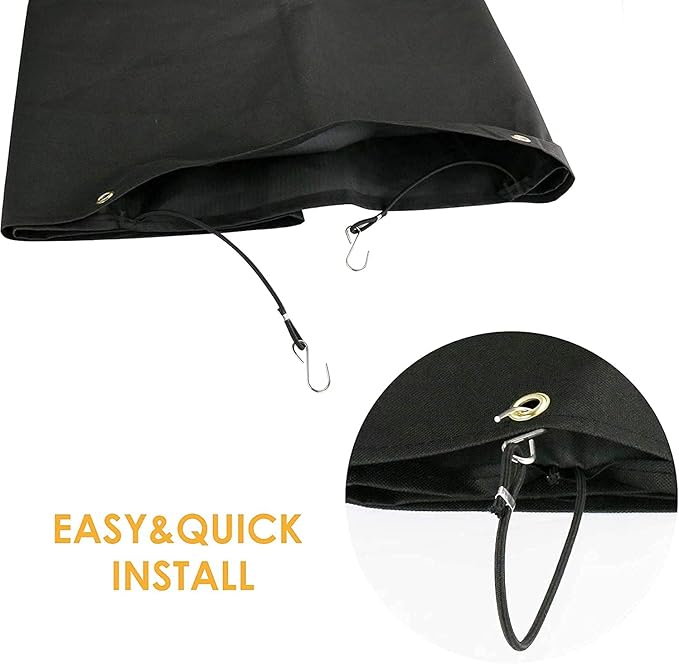 QuliMetal Patio Cover for Camp Chef 3 Burner Stove Including Model SPG90b PRO90 Tundra TB90LWG SPG90B TB90LW TB90LWG15, Grill Cover for Camp Chef pro 90X, Heavy Duty, 600D