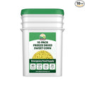 Valley Food Storage Freeze Dried Sweet Corn | 10-Bag Bucket, 56 oz | Premium Emergency Food Supply, 25 Year Shelf Life | Long Term Food Storage, Camping Meals & Prepper Supplies | Packaged in USA
