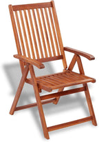 Folding Patio Chairs 2 pcs,Outdoor Lounge Chair,Portable Camping Chair,Bistro Table and Chairs Outdoor,Easy Storage and Transport,for Balcony/Garden/Backyard, Solid Acacia Wood Brown