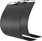 800 WattFlexible Solar Panel,2pcs 400 Watt Monocrystalline Solar Panel kit 10BB High Efficiency Module PV Power for 12-36V Battery Charging Car Battery Camper