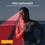 KunHe 2 Pack Red Light Headlamp Suitable for Nighttime Hiking Birdwatching Astronomical Observation Outdoor Camping