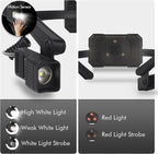 KunHe 3 Pack Ear-Mounted Headlamps with Motion Sensor Lightweight Design and 5 Lighting Modes Suitable for Mechanics Car Repair Camping Male Mechanics Gifts