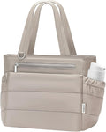 Lunch Box Tote Bag - Versatile Soft Insulated Lunchbox for Women - Lightweight Stylish Simple Lunch Pail Reusable Large Cooler Bag for Adults Work Office Camping Picnic Travel Outdoor Trips Camel 10L