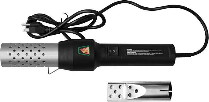 GUEDE One Minute Igniter Electro-Torch Fire Starter, Electric Charcoal Starter and Lighter, BBQ Smoker, Grill Starter, Super Heated Air with Built-In Blower