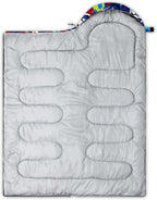 QOOMO Camping Sleeping Bags,3 Season Warm & Cool Weather,Lightweight,Waterproof Sleeping Bags for Adults & Kids,Traveling,and Outdoors,Camping Gear Equipment