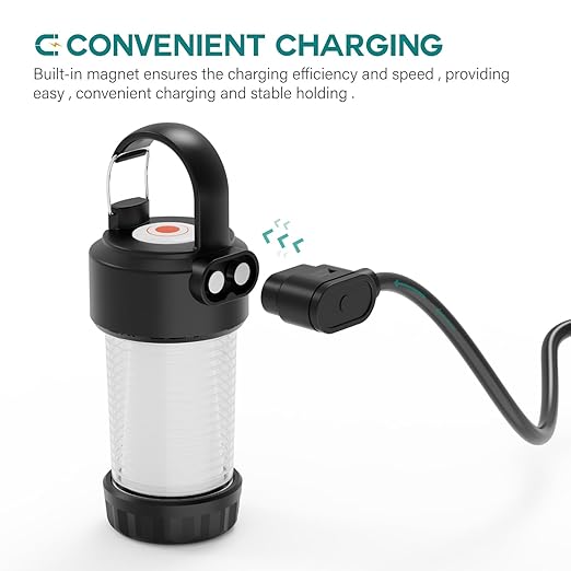 TUSITA Magnetic Charger Cable Compatible with LEDLENSER MH7 MH8 MH11 iH11R ML4 Headlamps Lights - 1.2M / 4ft.