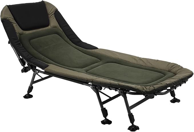 33in Wide Portable Bed Camping Cots with Carry Bag Adjustable Foldable Bed Holds Up to 397LBS Easy to Set Up for Travel Garden or Office Use