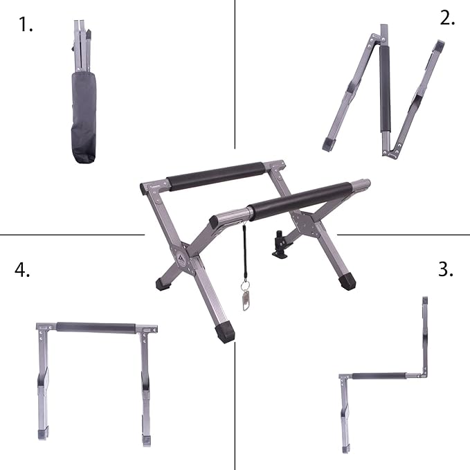 Ablazer Folding Cooler Stand with Carry Bag, Anti-Slip for Camping Hiking BBQ Cooking Picnic Outdoor, Light Weight Foldable Fridge Ice Box Holder