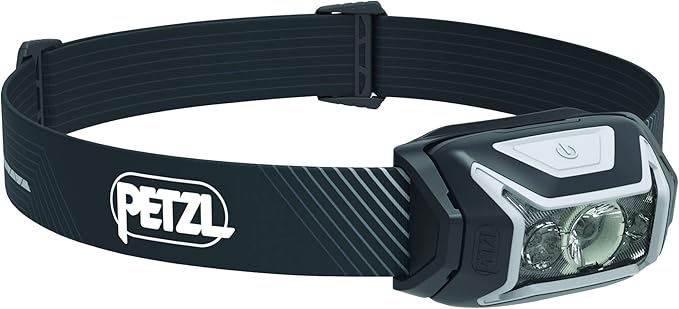 PETZL ACTIK CORE Rechargeable Headlamp - 600 Lumens - Grey
