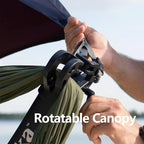 anymaka Fast Set-up in 3 Seconds Adjustable Portable Aluminum Alloy Hammock Stand for Outside with Chair Mode & Lounge Mode up to 105'' - 550 LBS Capacity - Compact & Portable & Stable on Any Terrain