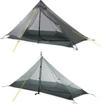LANSHAN Ultralight Tent 3-Season Backpacking Tent for 1-Person or 2-Person Camping, Trekking, Kayaking, Climbing, Hiking