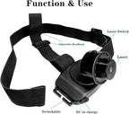 Professional Physical Therapy Laser Headlamp with Rechargeable Battery for Sensorimotor Control Testing