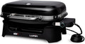 Weber Lumin Portable Electric Grill, Black – High‑Heat Outdoor BBQ Reaching 600°F for Searing, Smoking, Steaming & Warming – Ideal for Samll Spaces & Travel