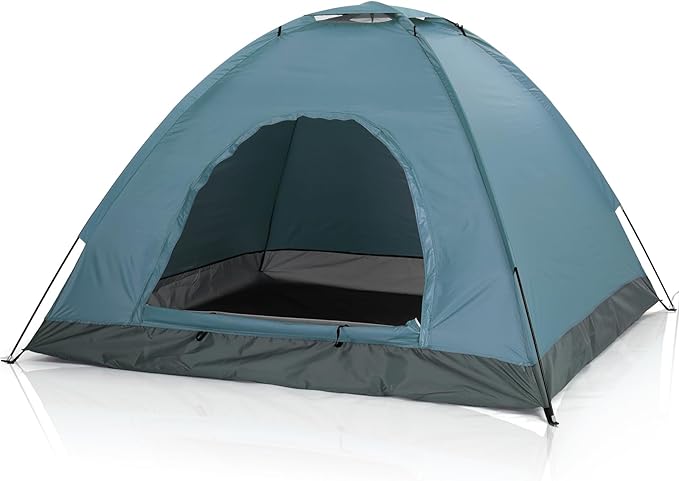 Waterproof Tents for Camping, Camping Dome Tent, 1-4 Person Waterproof Windproof Easy Setup Spacious Family Tents with Carry Bag for Hiking Backpacking Traveling Glamping Beach