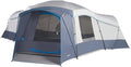 Spacious Family Sized 16-Person Weather Resistant Ozark Trail 23.5' x 18.5' Cabin Camping Tent, Gray and Blue