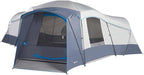 Spacious Family Sized 16-Person Weather Resistant Ozark Trail 23.5' x 18.5' Cabin Camping Tent, Gray and Blue