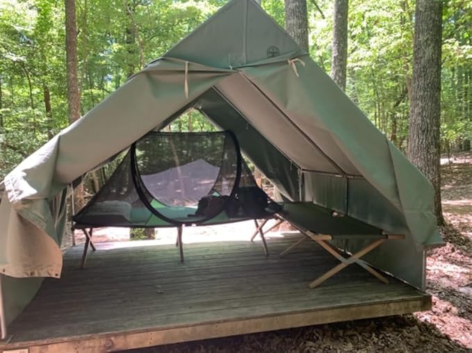 SANSBUG Bug Tent for One Person (Instant Pop up, Strong No-See-um Mesh, Poly Floor)