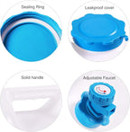 5 Gallon/18.5L Water Container with Spigot, Portable BPA Free Water Jug, Multifunction Water Tank for Camping Outdoor Hiking Picnic Supplies, Emergency Stroage, 2 Pack