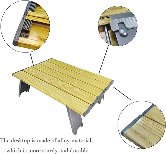 Camping Portable Foldable Table for Outdoor Picnic Barbecue Tours Tableware Ultra Light Folding Computer Bed Desk Camping Accessories