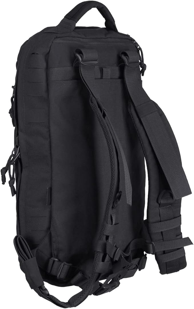 Tasmanian Tiger Medic Assault Tactical Medical Backpack MKII - Lightweight MOLLE System Organization for First Aid Survival, Black - One Size