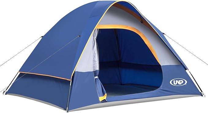 Camping Tent 2-4 Person, Waterproof Windproof Tent with Rainfly Easy Set up-Portable Dome Tents for Camping…