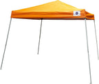 Impact Canopy 10x10 Slant Leg Pop up Canopy Tent Orange-No Sidewall