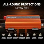 3080W Pure Sine Wave Inverter 24V to 110V Ultra Quiet, Game-Changing Design | 24V to 120 Converter for Home, RV, Camping, Off-Grid & Outdoor Adventures丨DC to AC (LGE-24-3080TI)